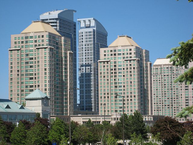 A photo of Skyline of Scarborough City Centre