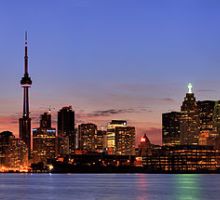 A photo of Toronto, Ontario skyline